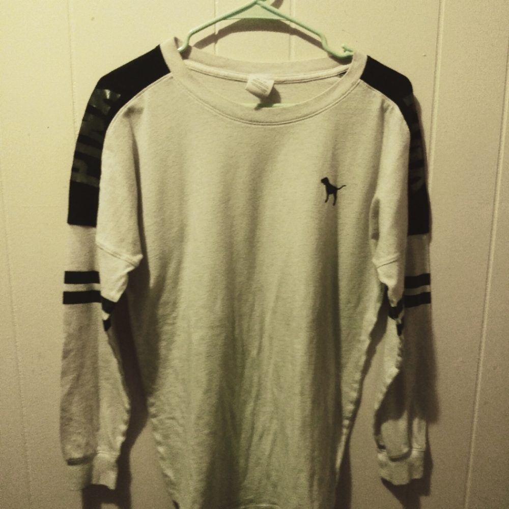Pink VS long sleeve tee shirt size XS